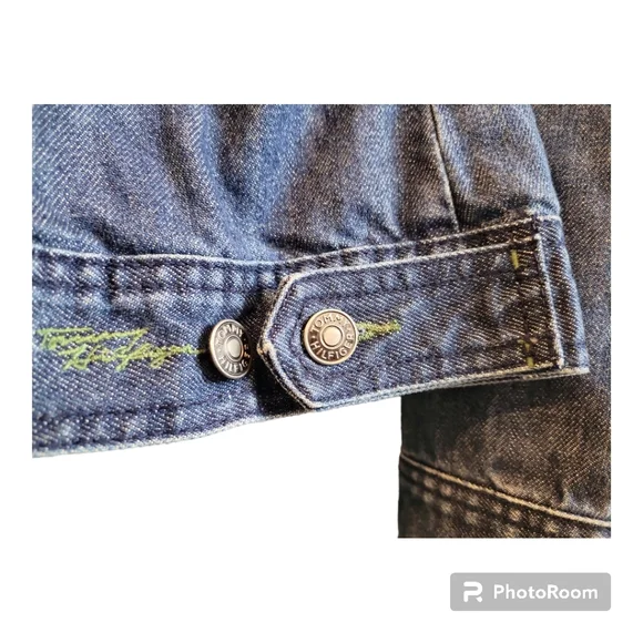 ✨HOST PICK✨VINTAGE Tommy Hilfiger Signature Jean Jacket - Picture 5 of 7